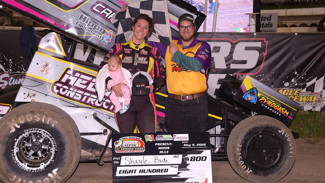 Richards, Thompson, Wayman, Bade and Pella all celebrate big wins at Eagle Raceway on May 9th!