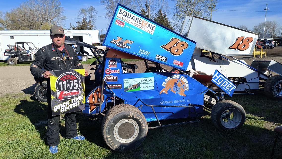 Richards Scores First 11-75 Lightning Sprints Win On Dick Colburn Classic; Klemko Chalks Up Wisconsin Wingless Victory