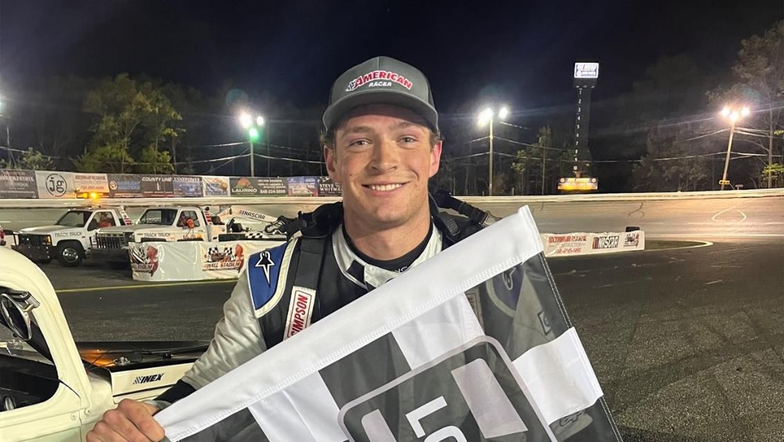 Blake Barney wins the Spring Fling 50 Opener at Wall Stadium!