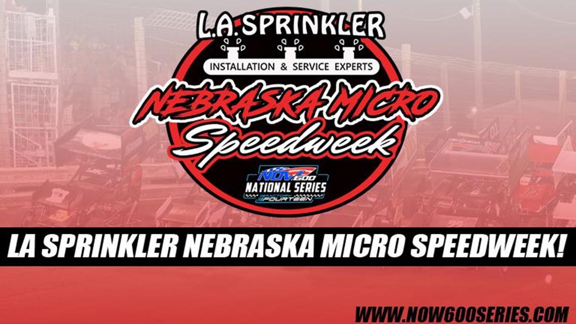 L.A. Sprinkler and AllTeam Sports Present Nebraska Micro Speedweek May 27-31!