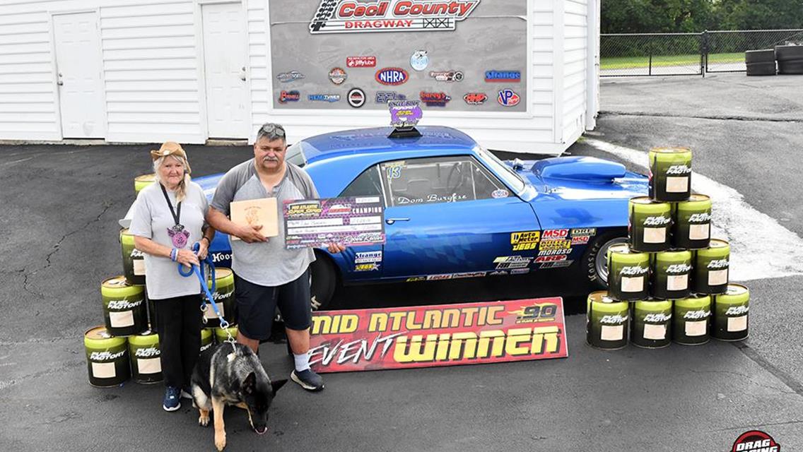 Mid Atlantic .90 Association Uncle Buck Stack and Paone Double Up in Jrs Morehead and Stalba take wins at Cecil County