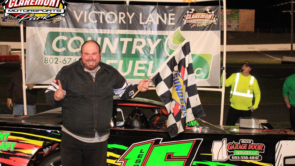 LESCORD TOPS OUTLAWS, THREE FIRST-TIME WINNERS FRIDAY AT CLAREMONT