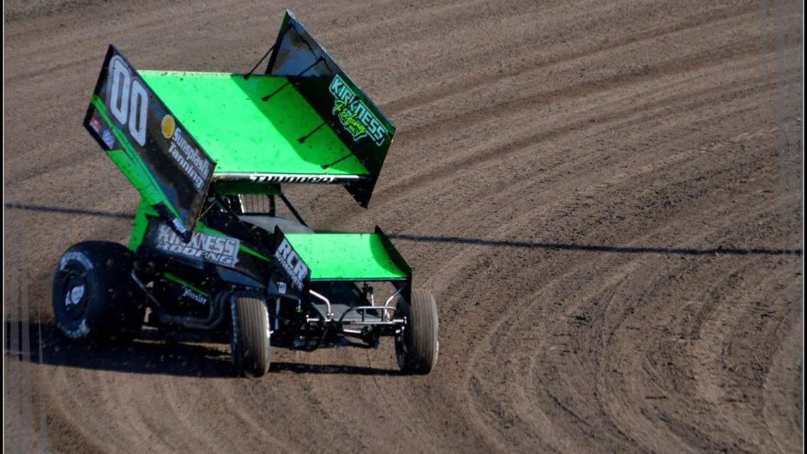 J.J. Hickle Unstoppable At Electric City Speedway With ASCS Frontier Region