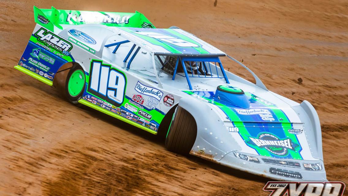 Dirt Track at Charlotte (Concord, NC) – World of Outlaws Morton Buildings Late Model Series – World Finals – November 5th-6th, 2021. (Zach Yost photo)
