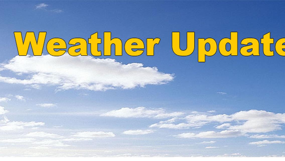 The Sun is Shining on 5 Flags; Rain has moved out of our area.  Let&#39;s Go Racing!