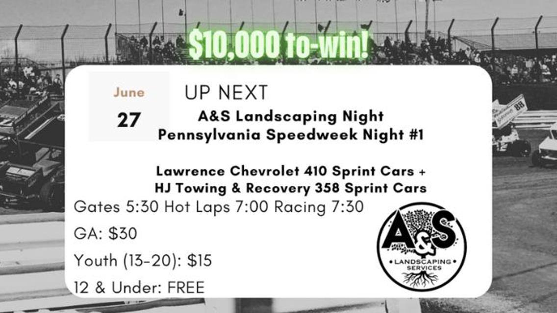 Speedweek Begins Friday At Williams Grove Speedway