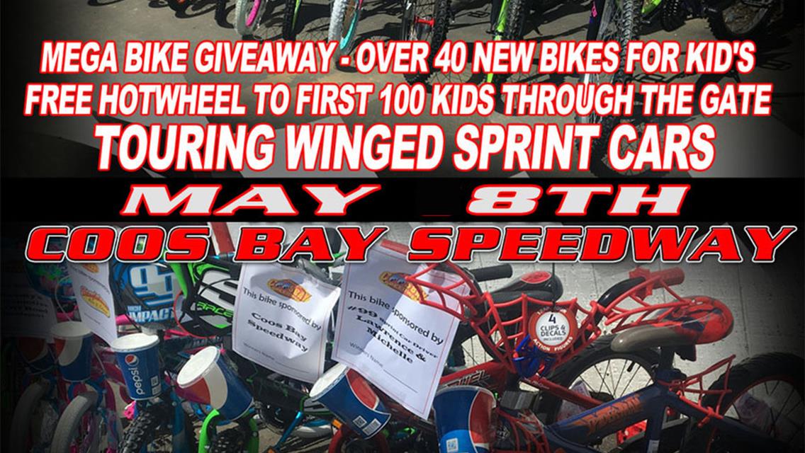 Mega Bike Giveaway ISCS Winged Sprint Cars