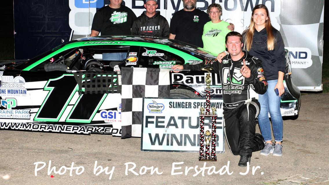 Alex Prunty wins rescheduled Alan Kulwicki Memorial at Slinger