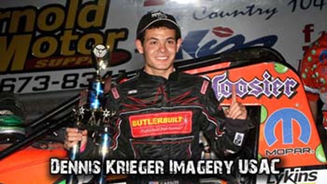 Kyle Larson Wins 8/6/12 Prelim Night Feature