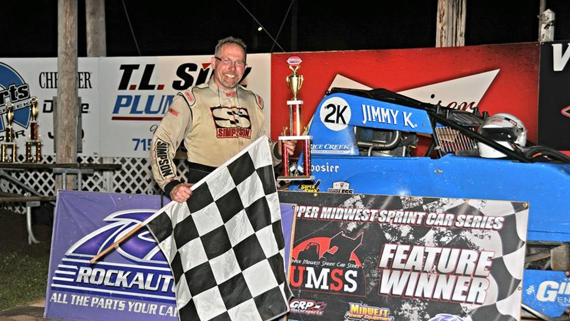 Jimmy Kouba Tops Kobs in Outstanding Race at Red Cedar Speedway