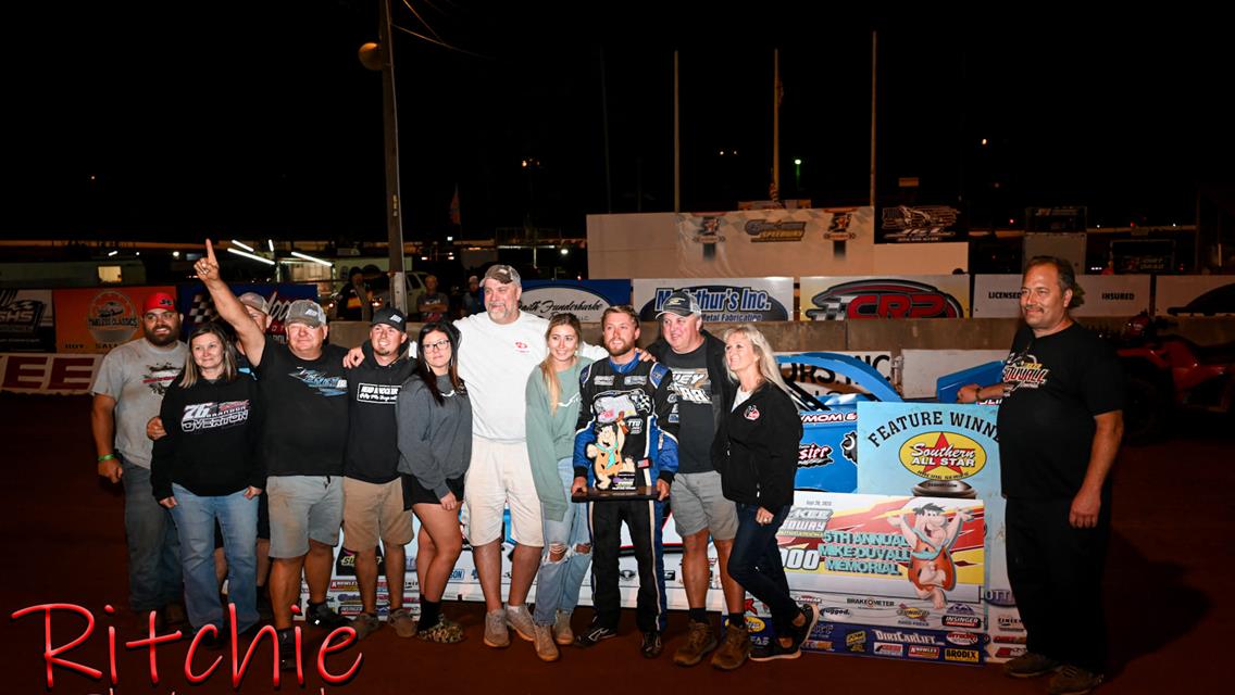Cherokee Speedway (Gaffney, S.C.) – Southern All Stars – Mike Duvall Memorial – September 29-30th, 2023. (Ritchie Photography)