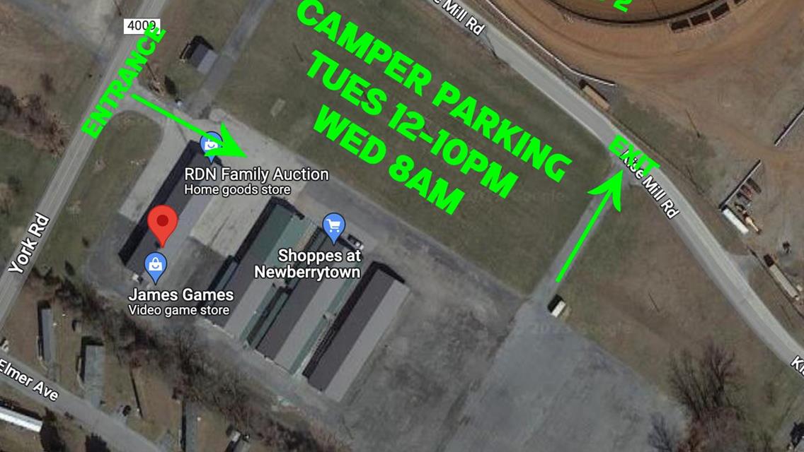 July 19th Camper Parking Details