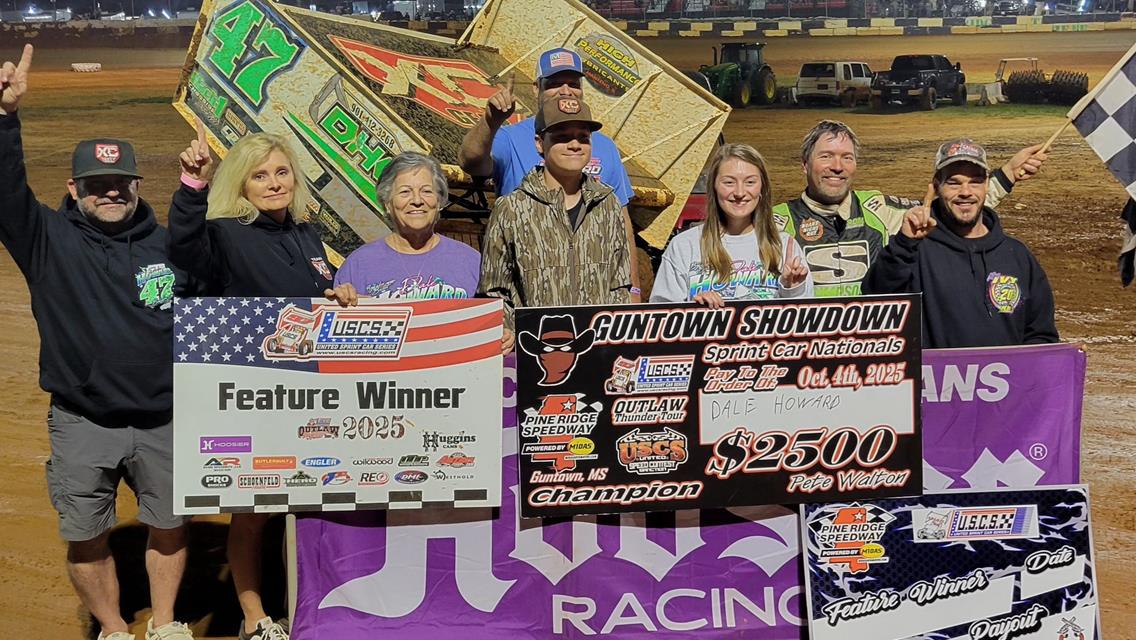 HOWARD DOMINATES USCS GUNTOWN, MS WEEKEND WITH 12TH WIN OF THE SEASON