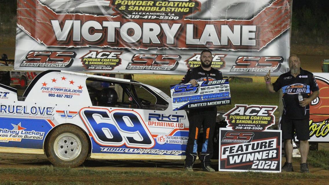 Collins, Grigsby, Howell win at Sabine Speedway