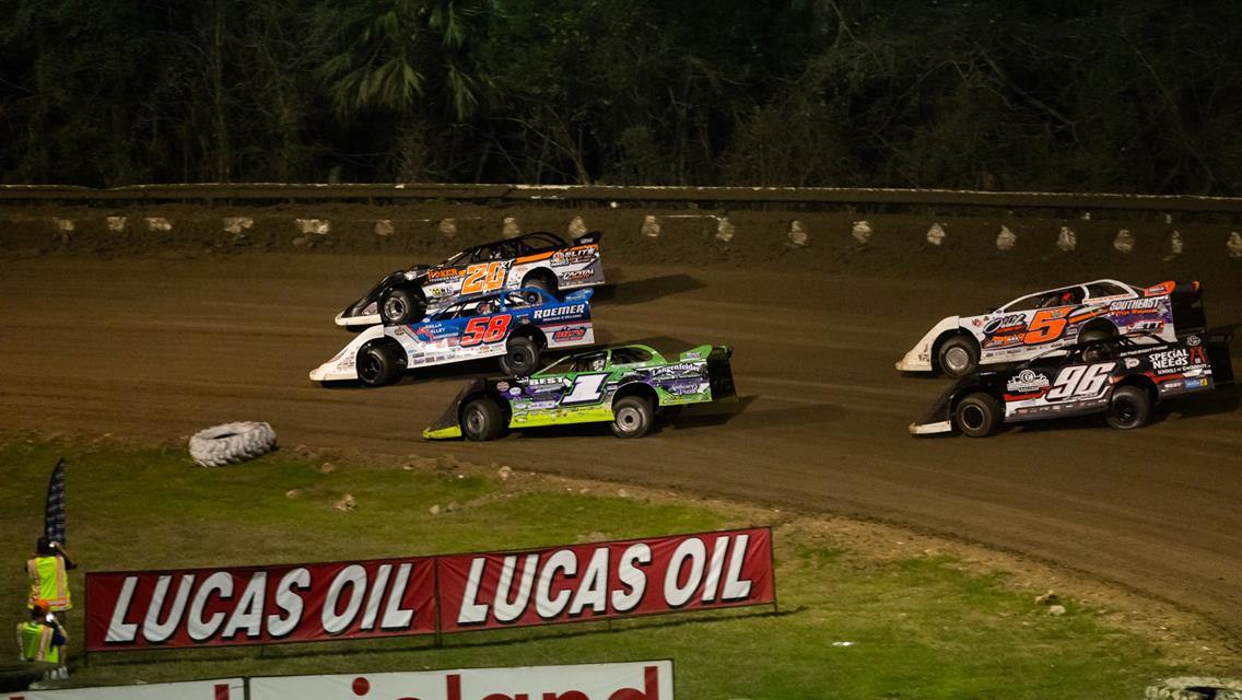 Ocala Speedway (Ocala, FL) – Lucas Oil Late Model Dirt Series – Wieland Winter Nationals – February 4th-8th, 2025. (Heath Lawson photo)