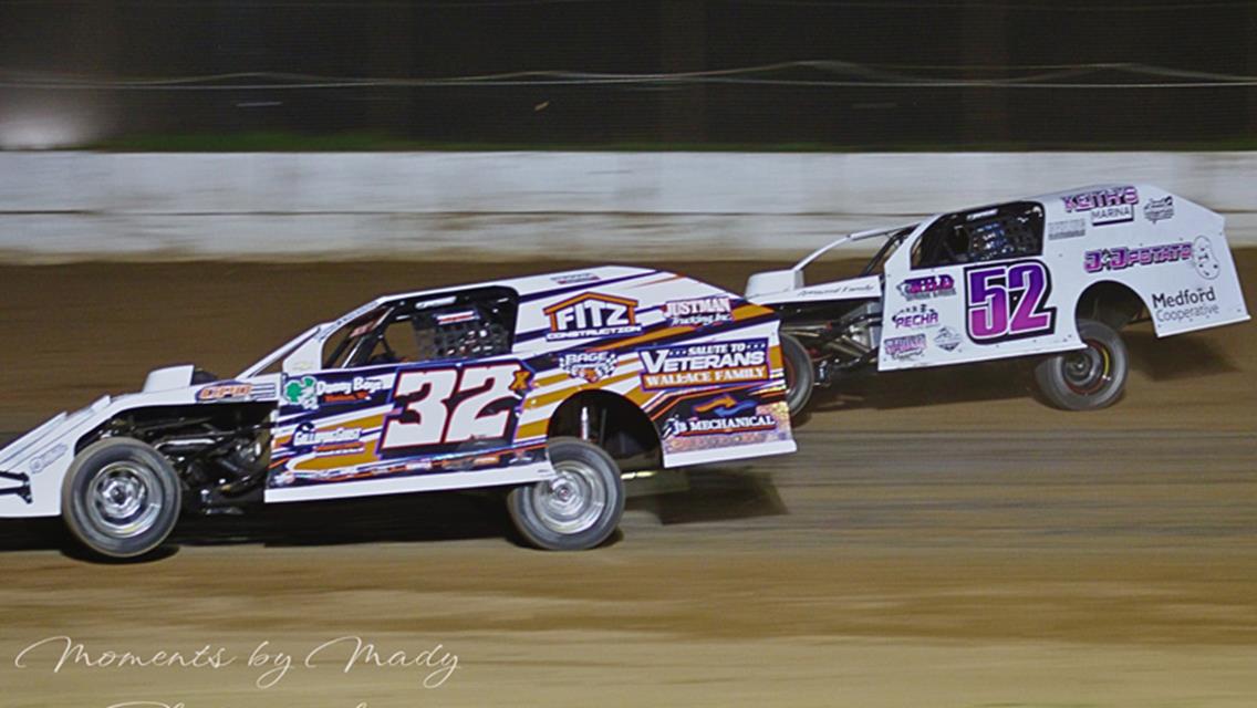 WHITMAN SHADES SCHMIDT, SCORES OUTAGAMIE IMCA MOD GO
