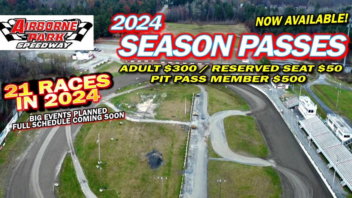 2024 Season Passes now Available