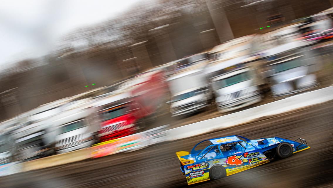 Hamilton County Speedway (Webster City, IA) – United States Modified Touring Series (USMTS) – 15th Annual Spring Classic – April 11-12, 2025. (RacinDirt.com photo)