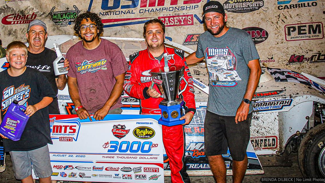Josh Schneiderman Rules Sprint Invaders at 34 Raceway