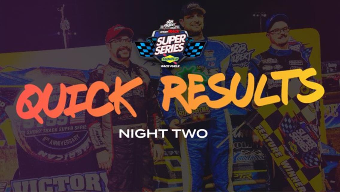 CAPITOL CUSTOM TRAILERS &amp; COACHES ‘SUNSHINE SWING’ NIGHT NO. 2 RESULTS SUMMARY – ALL-TECH RACEWAY THURSDAY, FEBRUARY 8, 2024