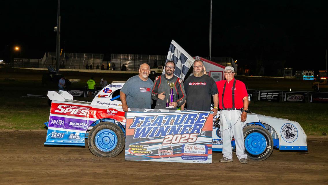 Marrant, Poe, Clancy, Galvin, and Schultz Victorious at Central Missouri Speedway!