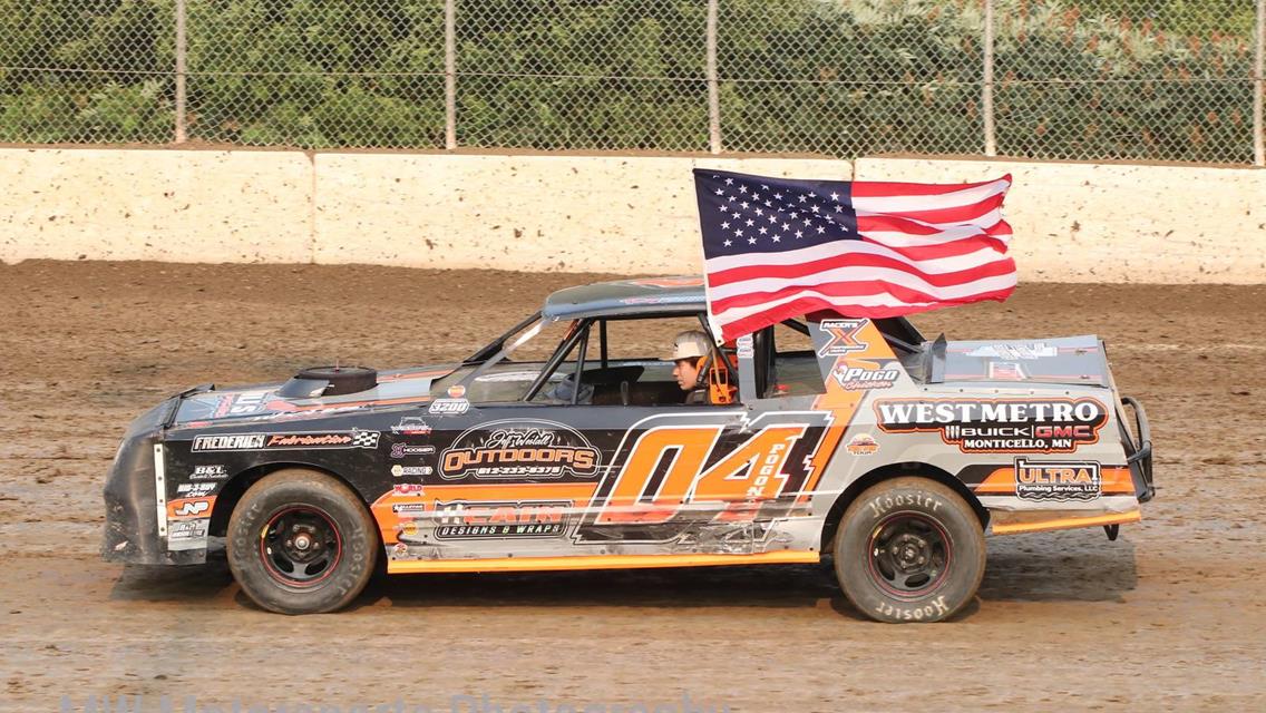 Spectacular Racing on Fireworks Spectacular Night at the Ogilvie Raceway