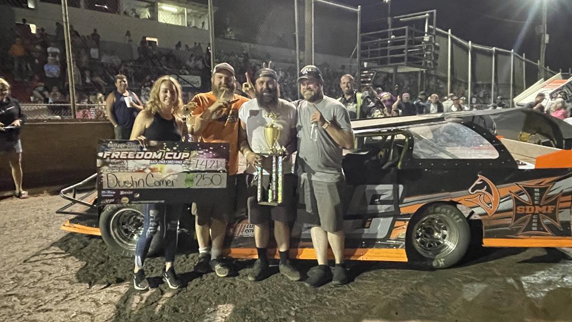 Burke, J. Williamson, And Braaten Crowned 2021 Freedom Cup Champions At Cottage Grove Speedway