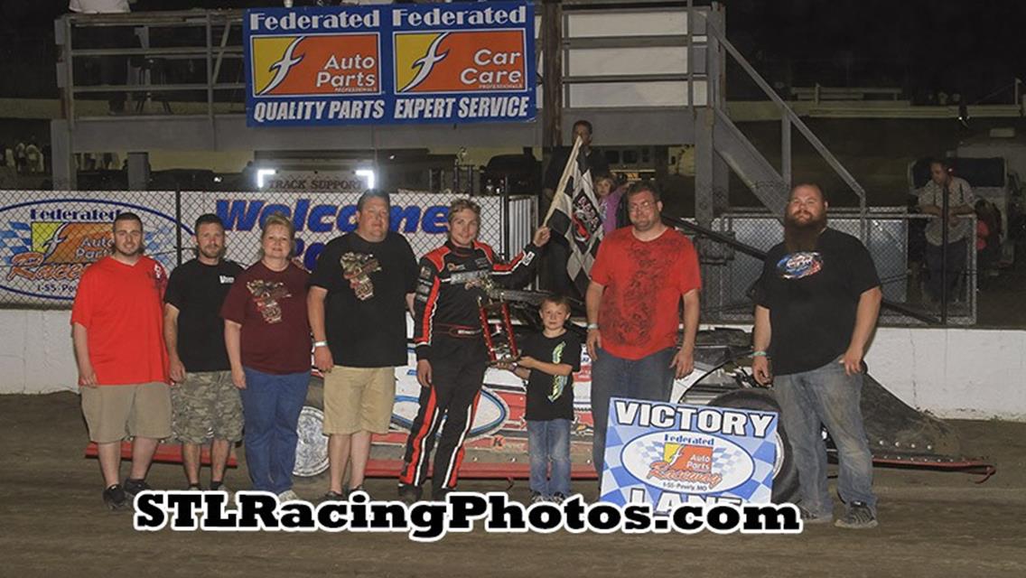 April 18th, 2015: Hunter Rasdon, Rick Conoyer, Jeff LeBaube, Troy Medley &amp; Joe Laws take wins at Federated Auto Parts Raceway at I-55