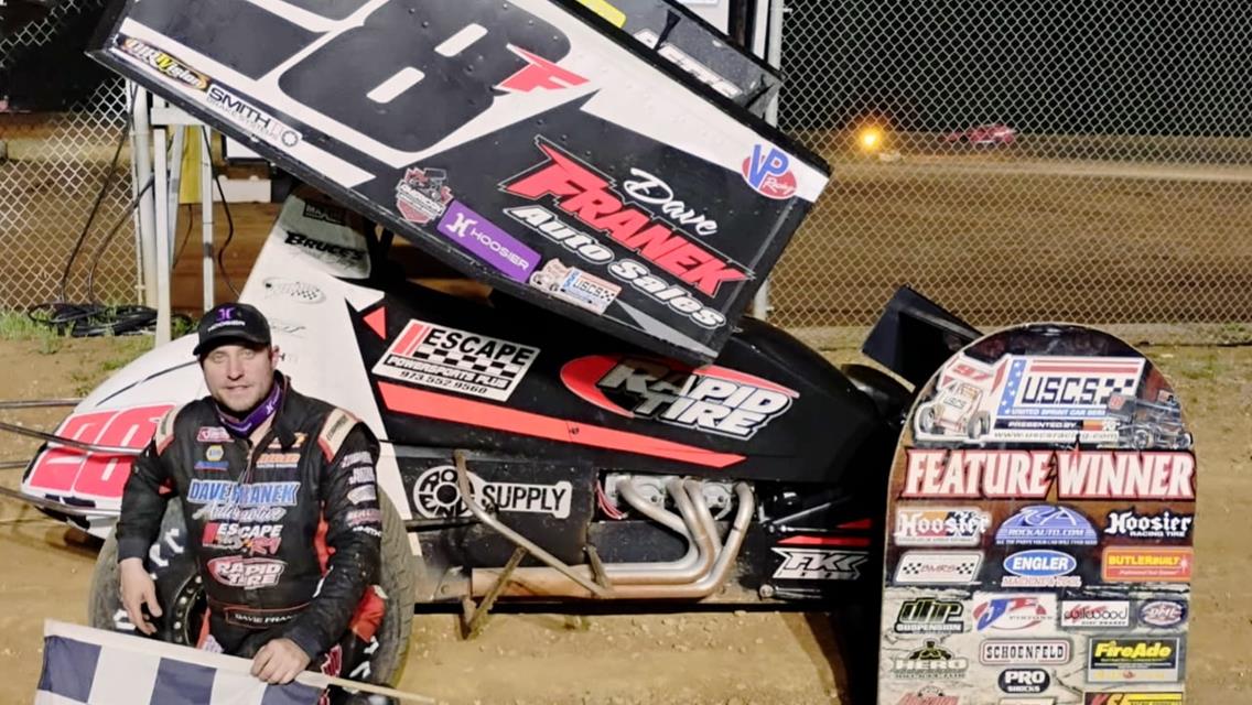 FRANEK FLIES TO 2nd USCS WIN OF 2025 AT NORTH ALABAMA SPEEDWAY