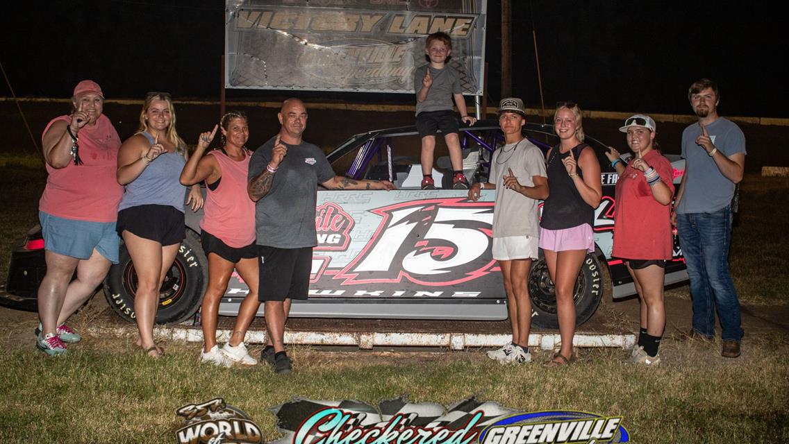 Hazzard, Hawkins Go to Victory Lane at Greenville Speedway