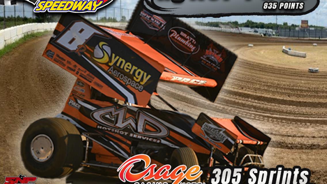 Top 10 Osage Casino &amp; Hotel Tulsa Speedway 305 Sprints to be recognized at Awards Banquet