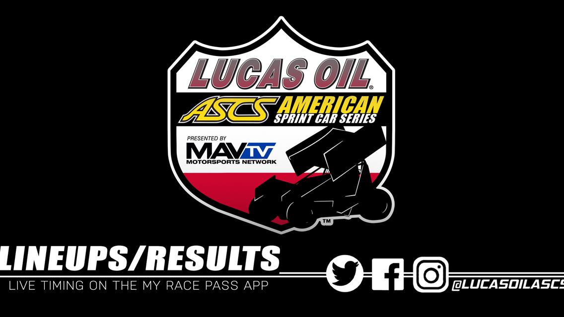Lineups/Results - Devil's Bowl Speedway | Night 2