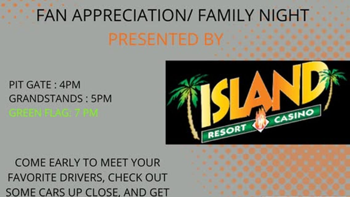 Island Resort & Casino Fan Appreciation Night