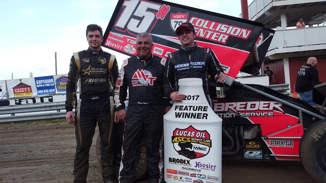 Sam Hafertepe, Jr. Gets One For The Thumb At Missouri State Fair Speedway