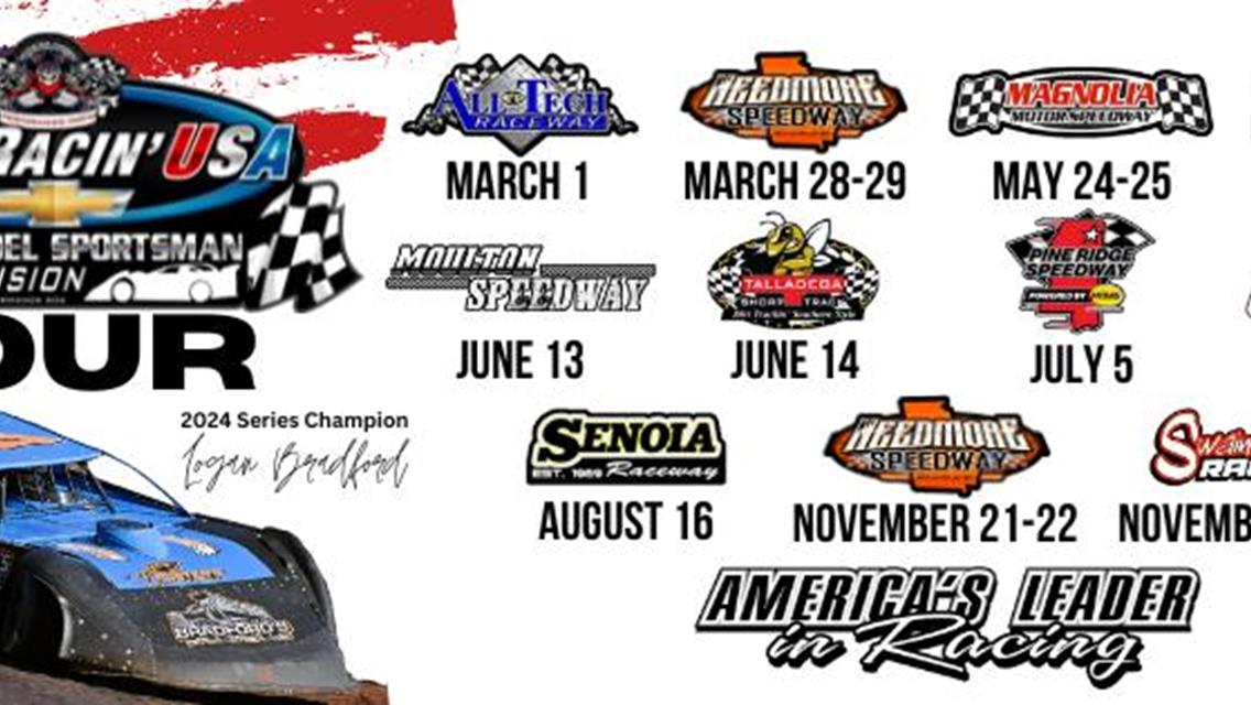 2025 Crate Racin’ USA Late Model Sportsman Tour Schedule Announced