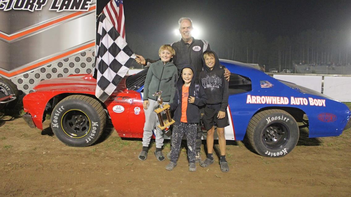 North Central Speedway winners, Todd Doyle and Butch Bethke.