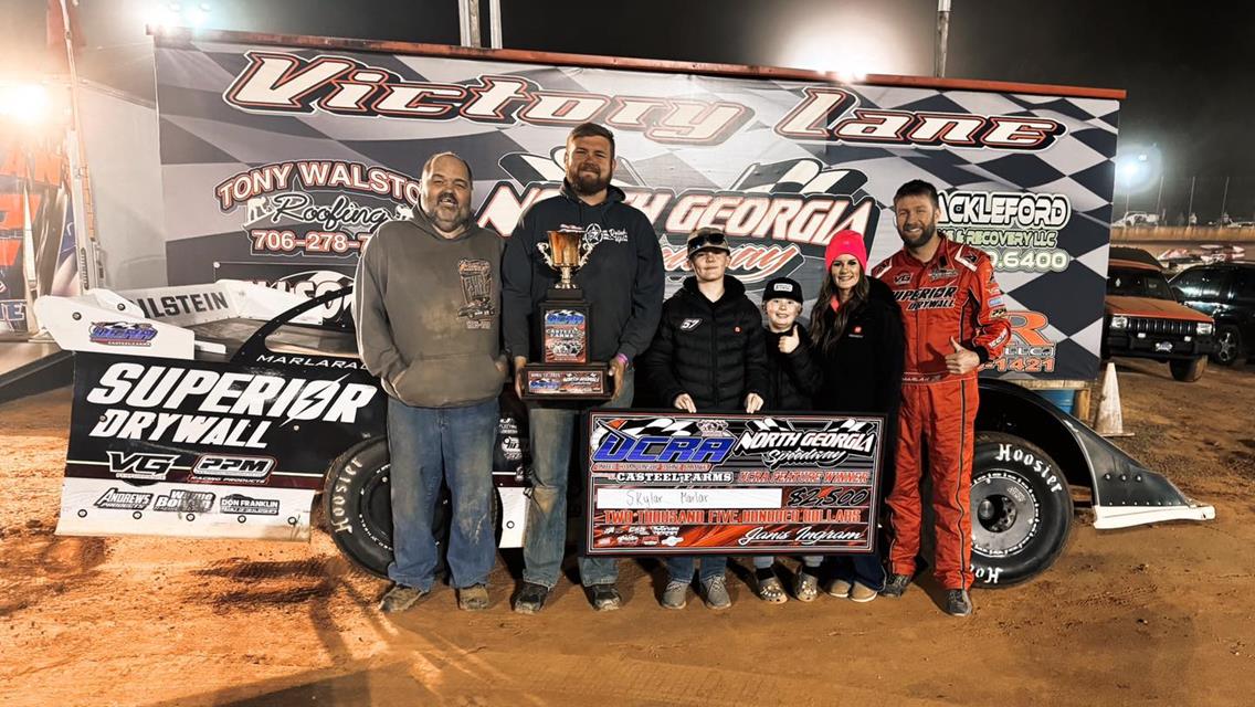 Skylar Marlar bested the United Championship Racing Alliance (UCRA) competition at North Georgia Speedway (Chatsworth, Ga.) on Saturday, April 12.
