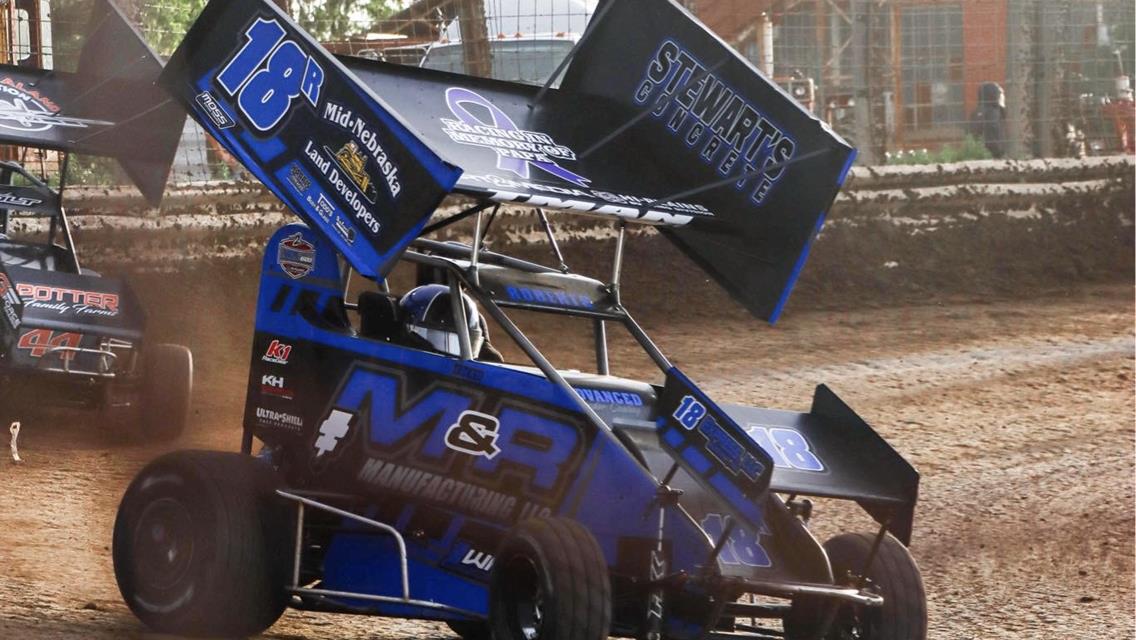 Tityn Roberts Doubles Up and Non-Wing Feature Falls to Rain at KAM Raceway!