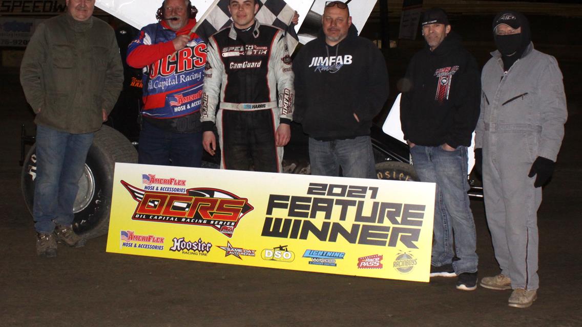 Harris earns first AmeriFlex / OCRS victory with late pass for the lead