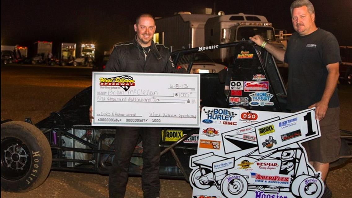 McCLELLAND TAKES NON-WING CHECKERS