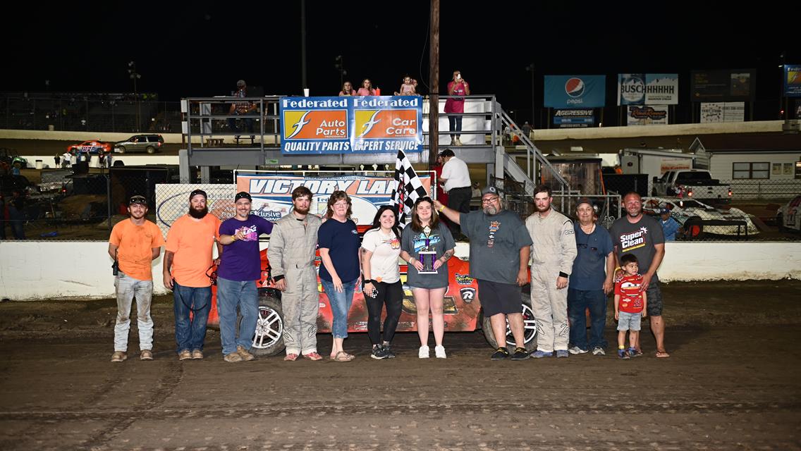Kenny Wallace, Brent Thompson, Lee Stuppy, Bradley Stanfill &amp; Keatin Lyons take wins at Federated Auto Parts Raceway at I-55!