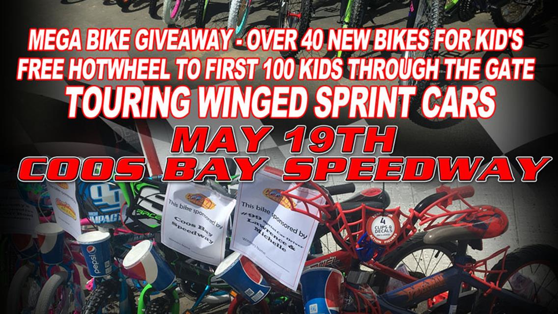 Mega Bike Giveway May 19th
