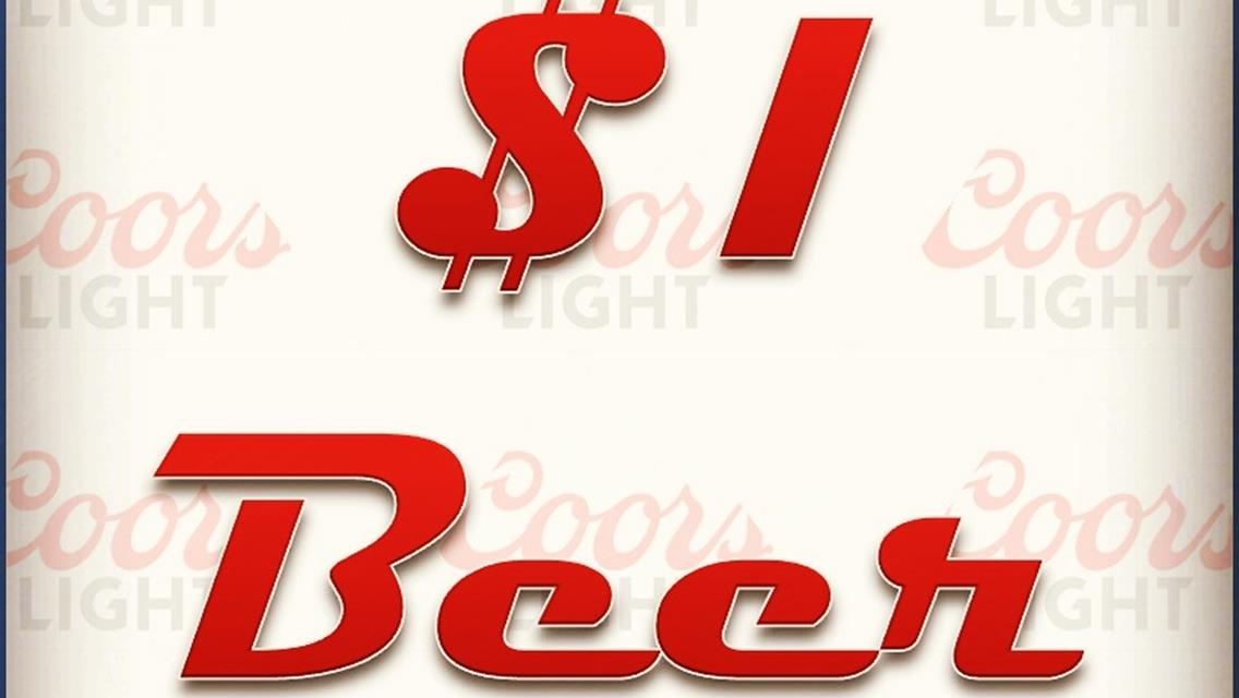 $1 Beer at Luxemburg Speedway’s Dairyland Duel this weekend!