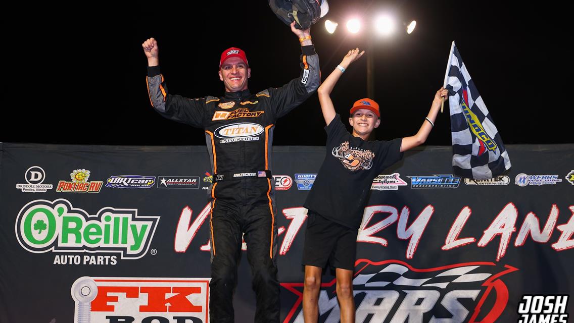 Farmer City Raceway (Farmer City, IL) – MARS Late Model Championship Series – Chuckwagon Food Service 40 – August 29th, 2025. (Josh James photo)