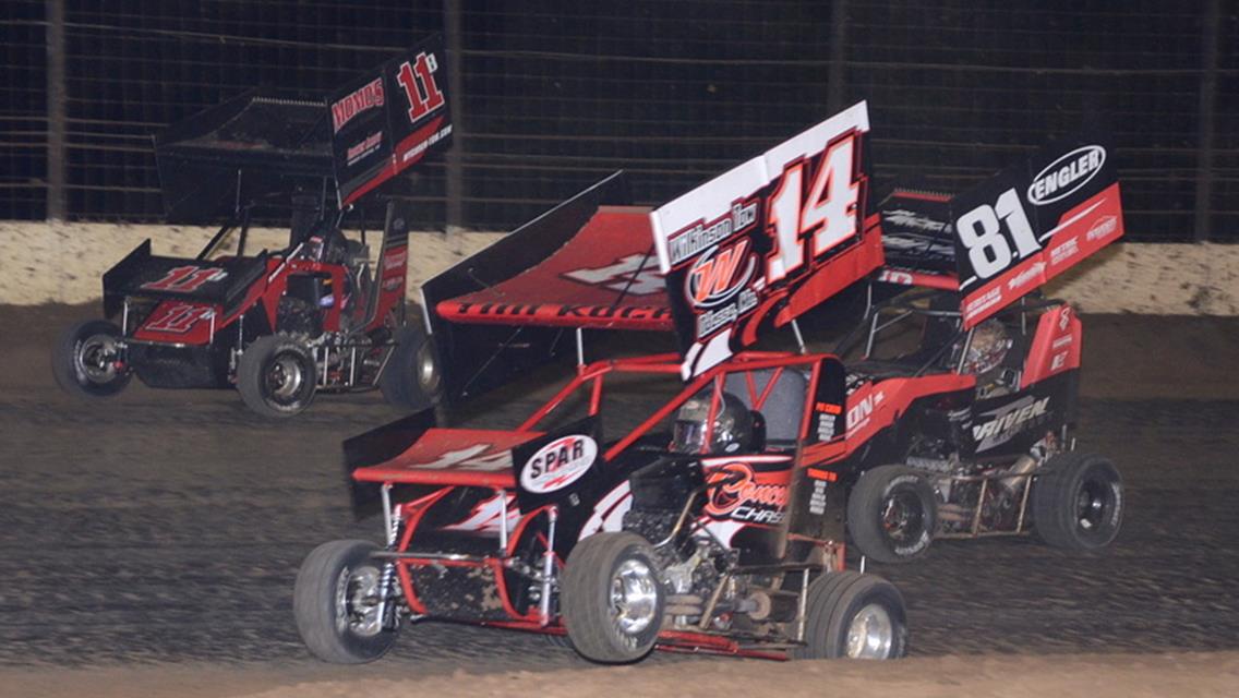 Chris Koch #14, Kaylee Bryson #11B and Frank Flud #81