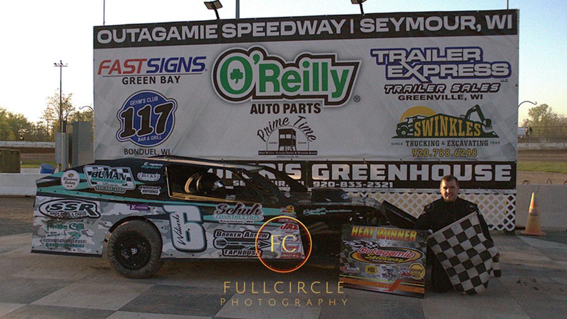 WHITMAN SHADES SCHMIDT, SCORES OUTAGAMIE IMCA MOD GO