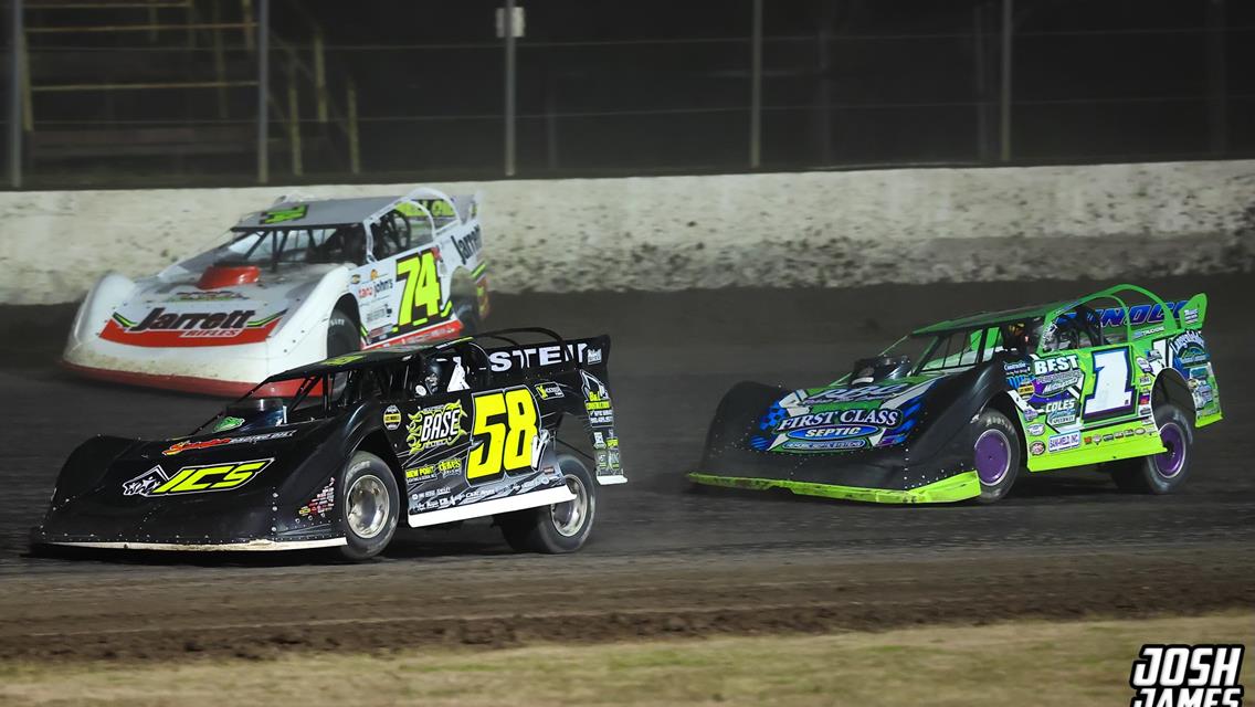 Magnolia Motor Speedway (Columbus, MS) – World of Outlaws Late Model Series – Duel at the Mag – March 20-21, 2026. (Josh James Artwork)