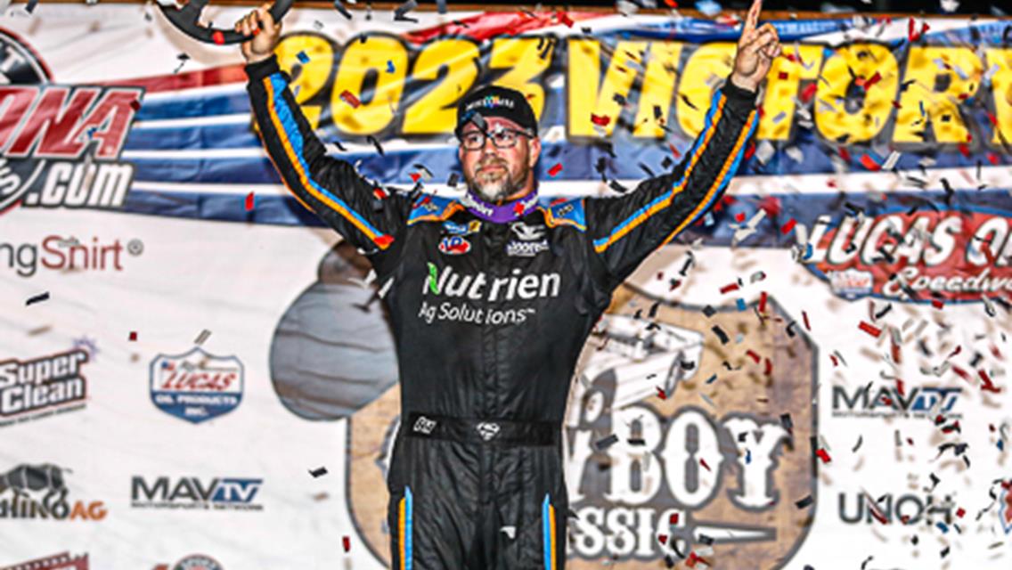 Davenport strikes first with Cowboy Classic victory as Show-Me 100 kicks off at Lucas Oil Speedway