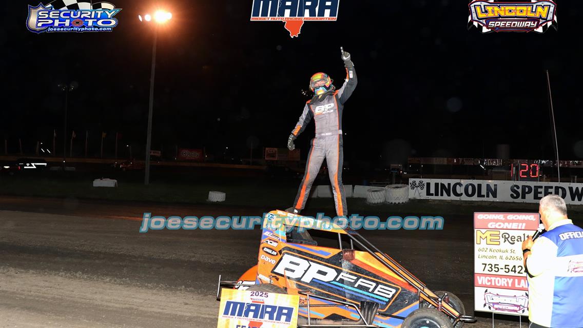 The Missile Lands in Victory Lane Again at Lincoln in MARA Action