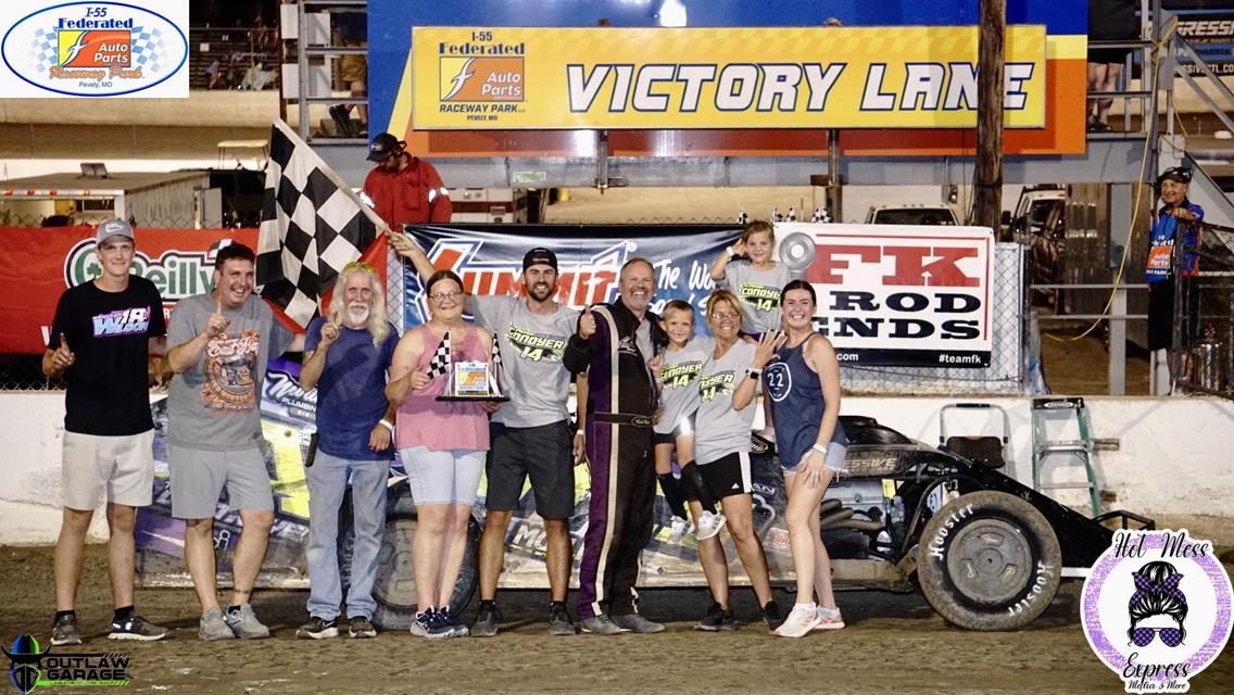 Rick Conoyer, Matt Edler, Dan Ems, Terry McCann, Frank Zang &amp; Cruz Griffaw take wins at I-55 Federated Auto Parts Raceway Park!